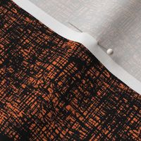 Sketchy Linen Texture //  Halloween Orange