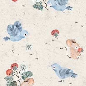 Birds and mouse