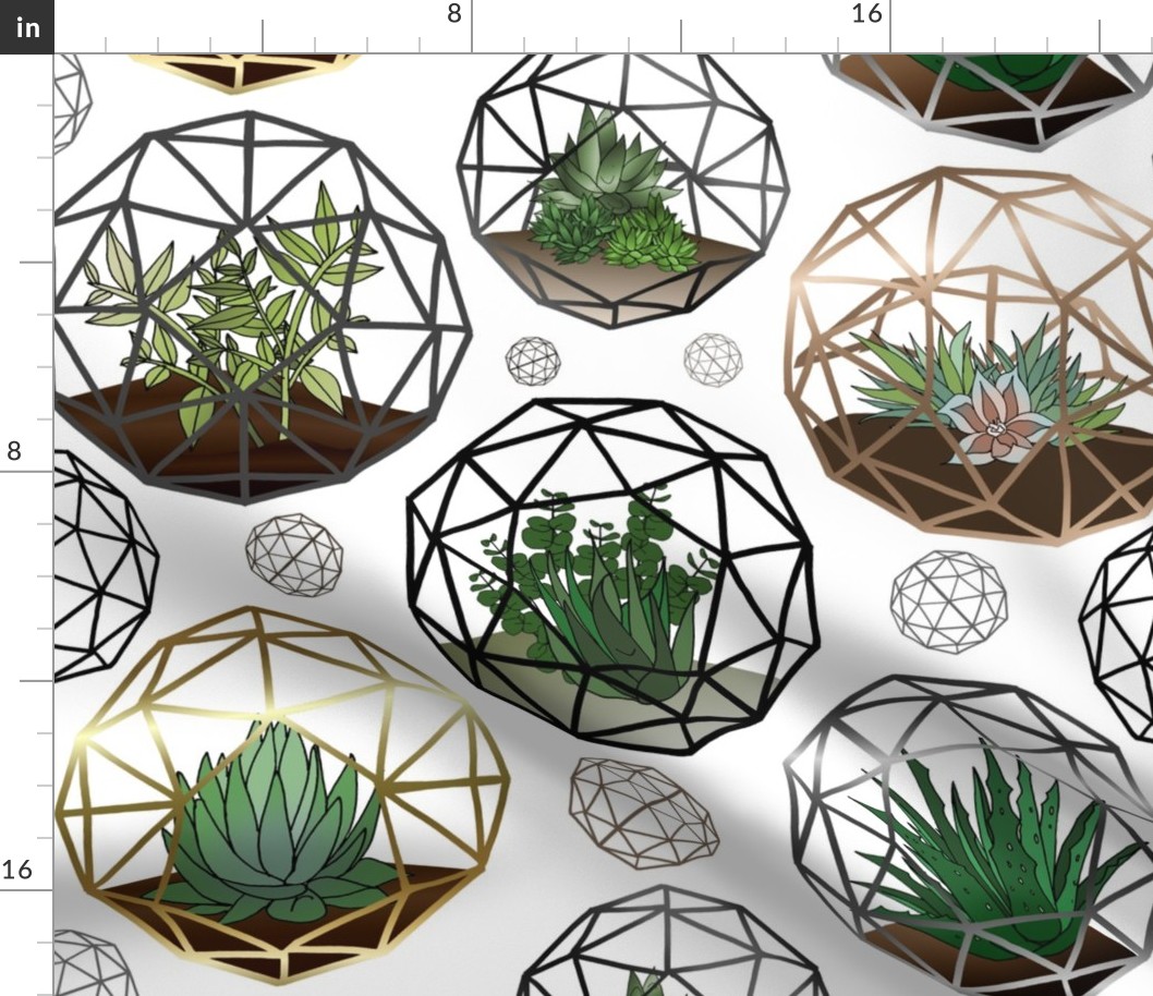 Geodesic Terrariums (large scale) 