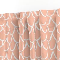 Sea Waves Scallop Pattern // Peachy
