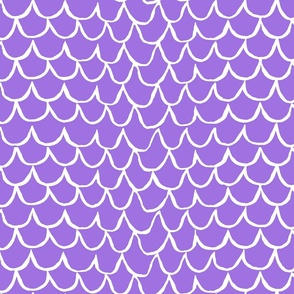 Sea Waves Scallop Pattern // Lilac