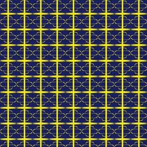 Yellow and Blue Geometric