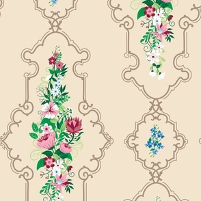 Victorian Floral Large Scale