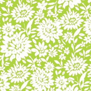 Neutral Botanicals grasscloth Lime Green Large Scale by Jac Slade