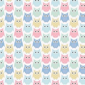 Peekaboo Multicoloured Owls Small: A Whimsical Addition to the Peekaboo Collection