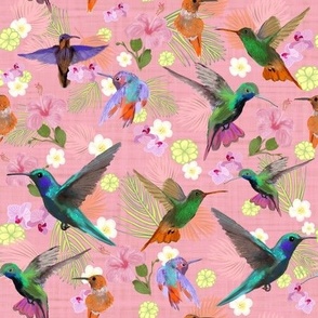 Hum Hum Hummingbird pink - small size