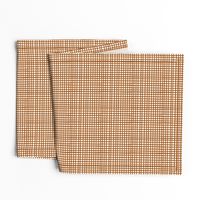 Painted Gingham Check  // Raw Sienna (Small 4" Scale) 