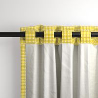 Painted Gingham Check // Sunny Yellow  (Small 4" Scale)