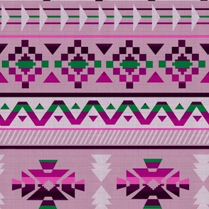 SOUTHWESTERN_Bright PInk & Green