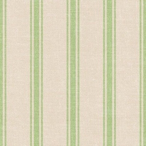 Beach Ticking Stripe -Seaweed