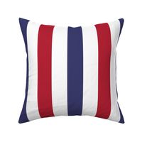 2 inch Flag Red, White and Blue Alternating V Stripes