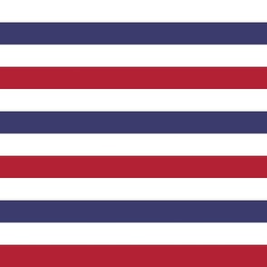 1.5 inch Flag Red, White and Blue Alternating H Stripes