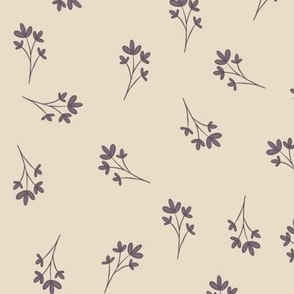 Small Floral in Lilac
