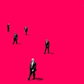 Men in Black (bright hot pink)