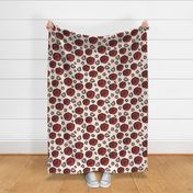 Large Rose Animal Print-pink 