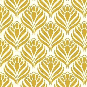 Gold Metallic Art Nouveau