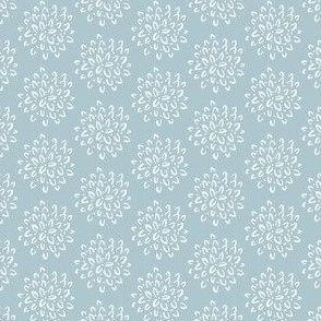 Mums the Word, Light Grayish Blue | Narrow