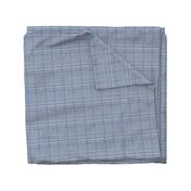 Painted Gingham Check // Soft Blue  (Small 4" Scale)