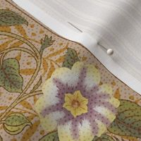 Victorian Floral Vine-Taupe-S