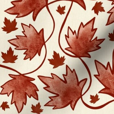 Maple Leaf - Small - vintage, canada day, fall leaves, maple leaves, canada, trees