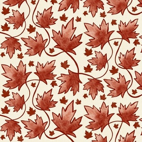 Maple Leaf - Small - vintage, canada day, fall leaves, maple leaves, canada, trees