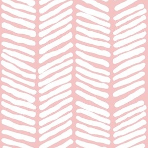 Strawberry cream painted lines zigzag