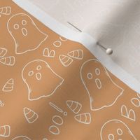 Halloween Sketches on Orange