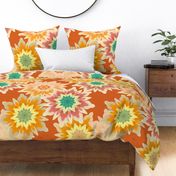 Bohemian Blooms - Tuscan Orange Large