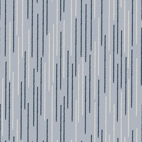 Contemporary stripes / blue / light blue 