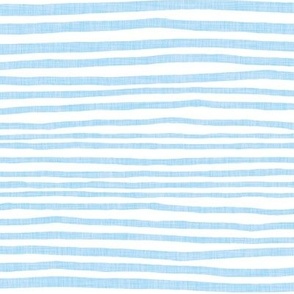 Beachy lines horizontal painted blue 