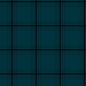 Scandinavian tartan seasonal plaid design - trendy tartan in earthy tones nature midnight blue winter