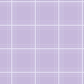 Scandinavian tartan seasonal plaid design - trendy tartan in earthy tones nature easter lilac purples summer