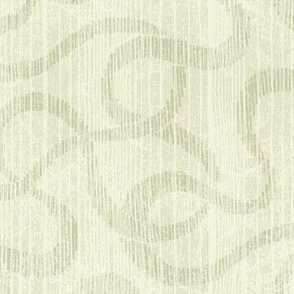 crazy ribbon green textured 