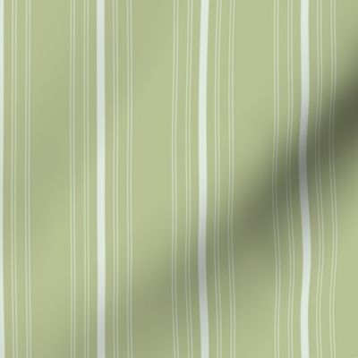 Scandinavian earthy delicate stripes - country cottage style cloth texture stripe abstract minimalist modern design matcha green