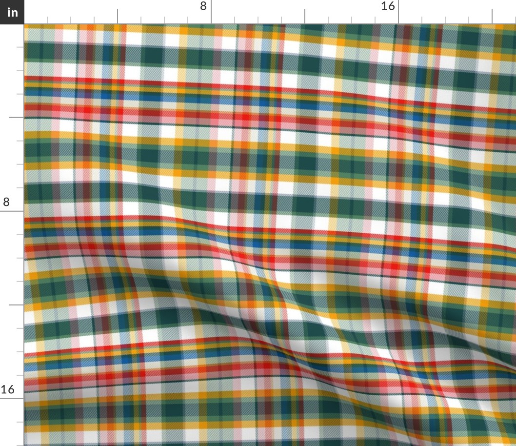 small // colorful summer tartan checks plaid 