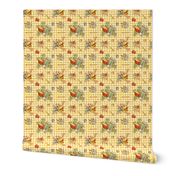 SUNNY GINGHAM KITCHEN SMALL - MAMA'S KITCHEN COLLECTION (YELLOW)