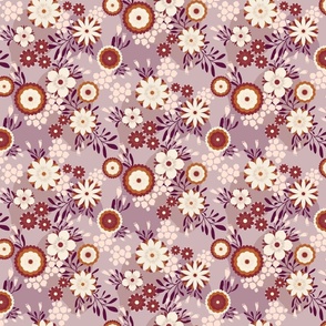 Modern Victorian Floral Pattern