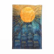 Shining Sun Calendar 2024 English