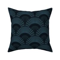 Modern Art Deco - Blue