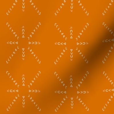 Cree Syllabics (Orange)