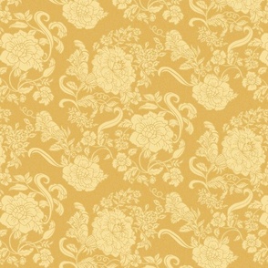 small-Enchanted Floral-gold on gold texture