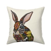 rabbit limestone pillow panel