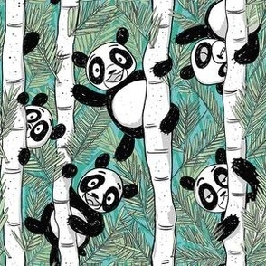 Panda Fun bamboo greens small