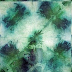 Blue and Green Tie Dye