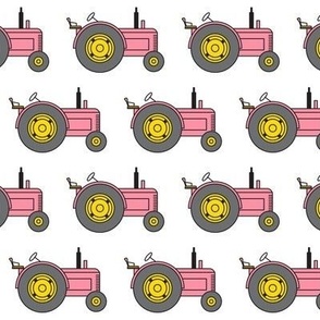 pink farm tractors