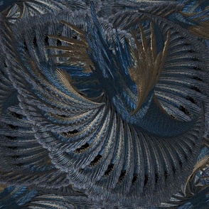 Feathered Fractals Swirls