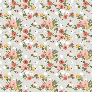 Victorian Floral linen - Small