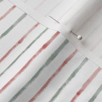 Watercolor Christmas Stripes