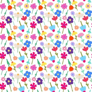 Busy pattern flowers