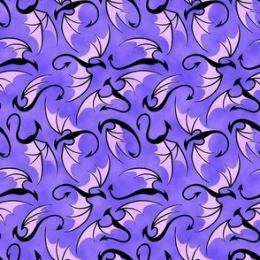 Dancing Dragons - Light Purple